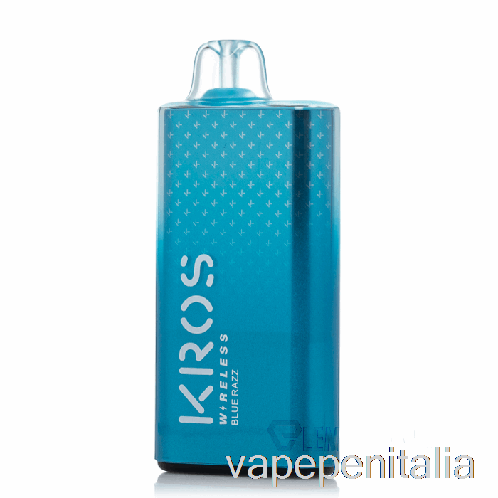 Vape Italia Kros Wireless 9000 Usa E Getta Blu Razz